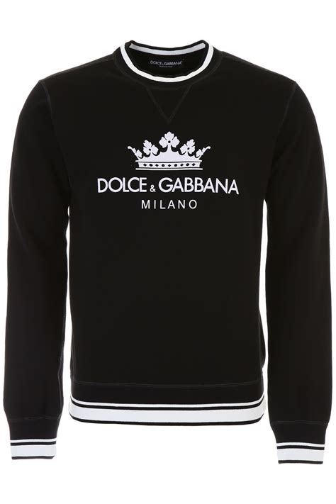 dolce gabbana crown sweater|dolce and gabbana sweatshirt women.